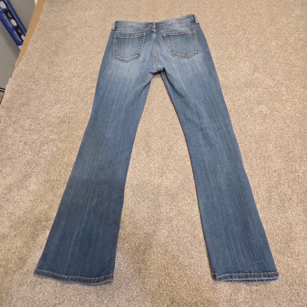 Vigoss Jagger Boot Cut Jeans Size 28 Gold Stitching Stretch Denim Y2K